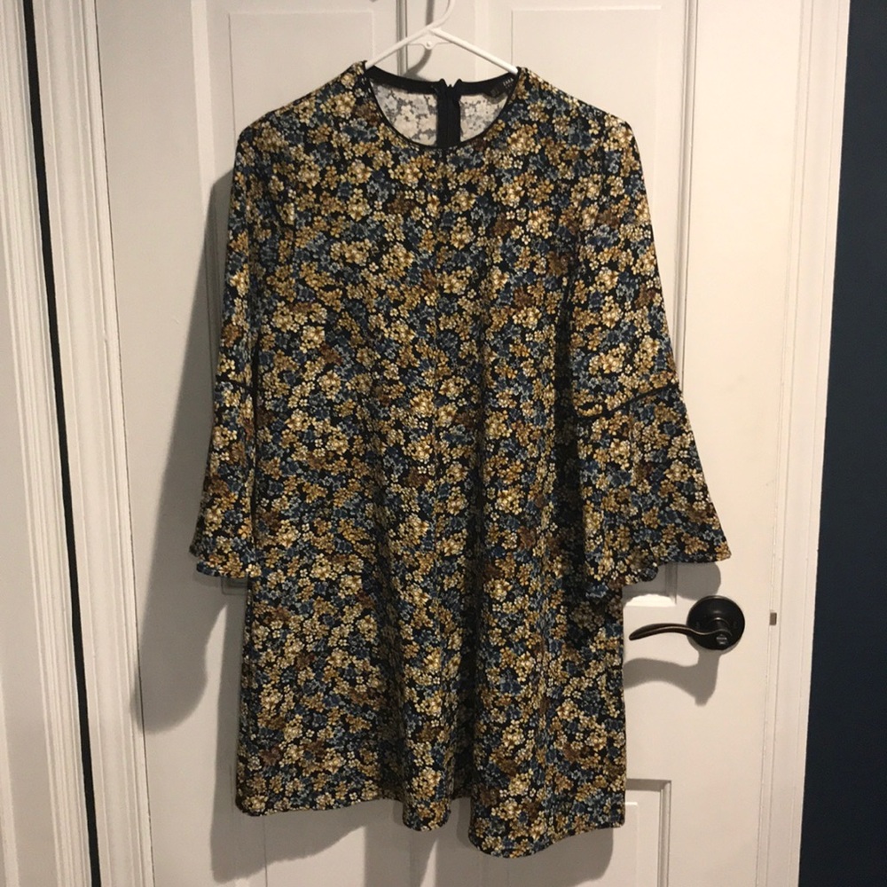 Zara floral printed dress